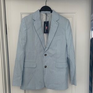 Vineyard Vines Light Blue Pinstripe Blazer